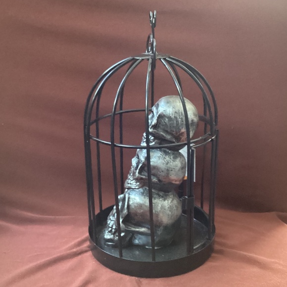 Halloween Spooky Village Lighted Cage Decor New  9” - Picture 8 of 8